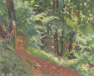 アルクの森、1913-14 作： Walter Richard Sickert
